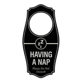 Signs ByLITA Having a Nap. Please Do Not Disturb Door Hanger