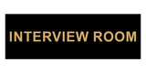 Basic Interview Room Wall or Door Sign