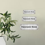 Standard Plus Panoramic Room Door or Wall Sign | Office & Home Signage