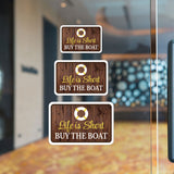 Classic Framed Plus The View From a Boat is Good For The Soul Wall or Door Sign | Boat Appreciation Decoration