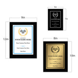 Racquetball Customizable Black Frame Wooden Award Plaque | Easel Mount Option | Achievement and Recognition Personalizable Plaques | Sports Award