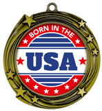 USA High Relief Metal Medals | Patriotic Awards and America Pride (3 Pack)