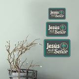Classic Framed Plus Jesús es el Señor — Jesus Is Lord Door or Wall Sign | Spanish - Inspirational & Scripture Signs