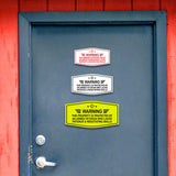 Signs ByLITA Fancy Warning: This Property Is Protected By An Armed Veteran Who Lacks Patience & Negotiating Skills Easy Installation | Honor Veterans with Military Signs | US Pride | Businesses and Homes Wall or Door Sign