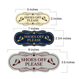 Designer Shoes Off Please (Boots) Wall or Door Sign