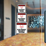 Square Plus Protected By Electronic Security System Door or Wall Sign | Warning Signage