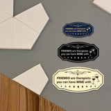 Signs ByLITA Victorian FRIENDS are therapists you can have WINE with Wall or Door Sign