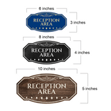 Victorian Plus Reception Area Wall or Door Sign | Legal and Courtroom Decoration