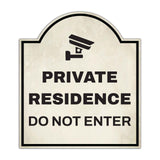Private Residence Do Not Enter' Headstone - Wall or Door Signs ? Access & Control Sign