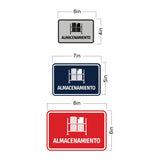 Signs ByLITA Classic Framed Almacenamiento vector Durable Sign | Easy Installation | Elegant Design Wall or Door Sign