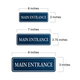 Standard Plus Main Entrance Wall or Door Sign | Public Spaces Signage