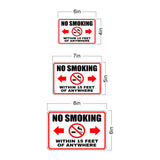 Classic Framed Plus No Smoking Within 15 Feet Of Anywhere Wall or Door Sign | Funny Health & Safety Signage