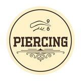 Signs ByLITA Circle Piercing Wall or Door Sign