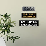 Standard Employee Breakroom Wall or Door Sign