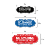 Signs ByLITA Designer No Smoking in Storage Area Wall or Door Sign
