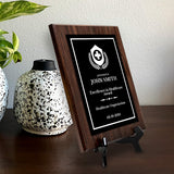 Health Professional Theme Custom Award Plaque | Achievement and Service Personalizable Plaques