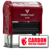 All Quality Carbon Neutral Product Self-Inking Rubber Stamp