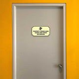 Notched Standard Property Under 24hr Audio and Video Recording (Camera Right) Wall or Door Sign | Warning/Safety/Precaution