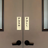 Signs ByLITA Vertical Push and Pull Door Signs (Church Crosses) Door Sign