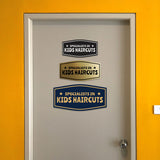 Signs ByLITA Fancy Specialists in Kids Haircuts Easy Installation | Durable Construction | Barbers | Grooming and Styling | Hair Wall or Door Sign