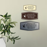 Signs ByLITA Fancy Vacation Time Must Be Mutually Acceptable to the Employee and the Company Funny Office Wall or Door Sign