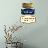 Fancy Please Watch Your Step Wall or Door Sign