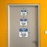 Square Plus Gamer's Lair: Enter Only if You Bring Snacks Wall or Door Sign | Easy Installation | Gaming Room Signage