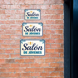 Classic Framed Plus Salón de Jóvenes — Youth Room / Youth Ministry Door or Wall Sign | Spanish - Church Room & Area Signs