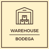 Signs ByLITA Square Warehouse Door or Wall Sign | Spanish Bilingual Warehouse Signs