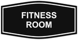 Signs ByLITA Fancy Fitness Room Sign | Durable Plastic | Vibrant Colors | Powerful Foam Tape