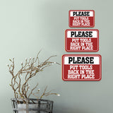 Classic Framed Plus Please Put Tools Back In The Right Place Wall or Door Sign | Home Decor