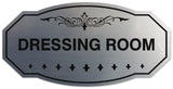 Signs ByLITA Victorian Dressing Room Wall or Door Sign - Laser-Engraved Lettering | Durable ABS Plastic | Vibrant Colors | Powerful Foam Tape