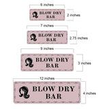 Standard Plus Blow Dry Bar — Wall or Door Sign | Treatment Room - Sign