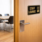 Classic Framed Staff Lounge Wall or Door Sign