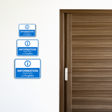Classic Framed Plus Information - ??????? Door or Wall Sign | Bilingual General Signs - Arabic