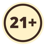 Signs ByLITA Circle 21+ Graphic Door or Wall Sign | Easy Installation | Durable Construction | Promote Health And Safety | Caution Warning Sign for Home, Business and Office Spaces