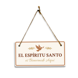 Spanish Inspirational Faith Phrases - 5 x 10" Hanging Signs