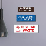 Basic General Waste Wall or Door Sign