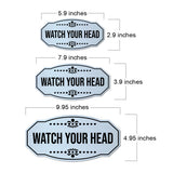 Victorian Plus Watch Your Head Wall or Door Sign | Business and Business and Workplace Signage Signage
