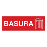 Signs ByLITA Basic Basura Wall or Door Sign