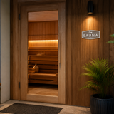 Fancy Plus Sauna — Wall or Door Sign | Sauna & Steam Room - Sign
