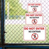 Classic Framed Plus No Entrar/ Do Not Enter Door or Wall Sign | Business & Warehouse Signage