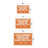 Classic Framed Plus Leave Someone Alone If They Are Getting Ready For A Lift Door or Wall Sign | Gym Etiquette Signage