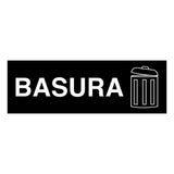 Signs ByLITA Basic Basura Wall or Door Sign