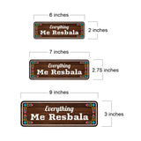 Standard Plus Everything me Resbala Door or Wall Sign | Funny Spanish Signs For Stores & Businesses