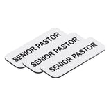 Senior Pastor 1 x 3" Name Tag