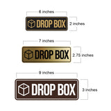 Standard Drop Box Wall or Door Sign (Multipack)