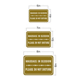 Classic Framed Plus Massage In Session Please Do Not Disturb Door or Wall Sign | Hospitality Signage