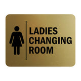 Signs ByLITA Classic Framed Ladies Changing Room Wall or Door Sign