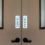 Signs ByLITA Vertical Push and Pull Door Signs (Christian Pray Until Something Happens And Pray Until Lessons Learned)